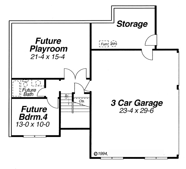 Lower Level image of SHERIDAN House Plan